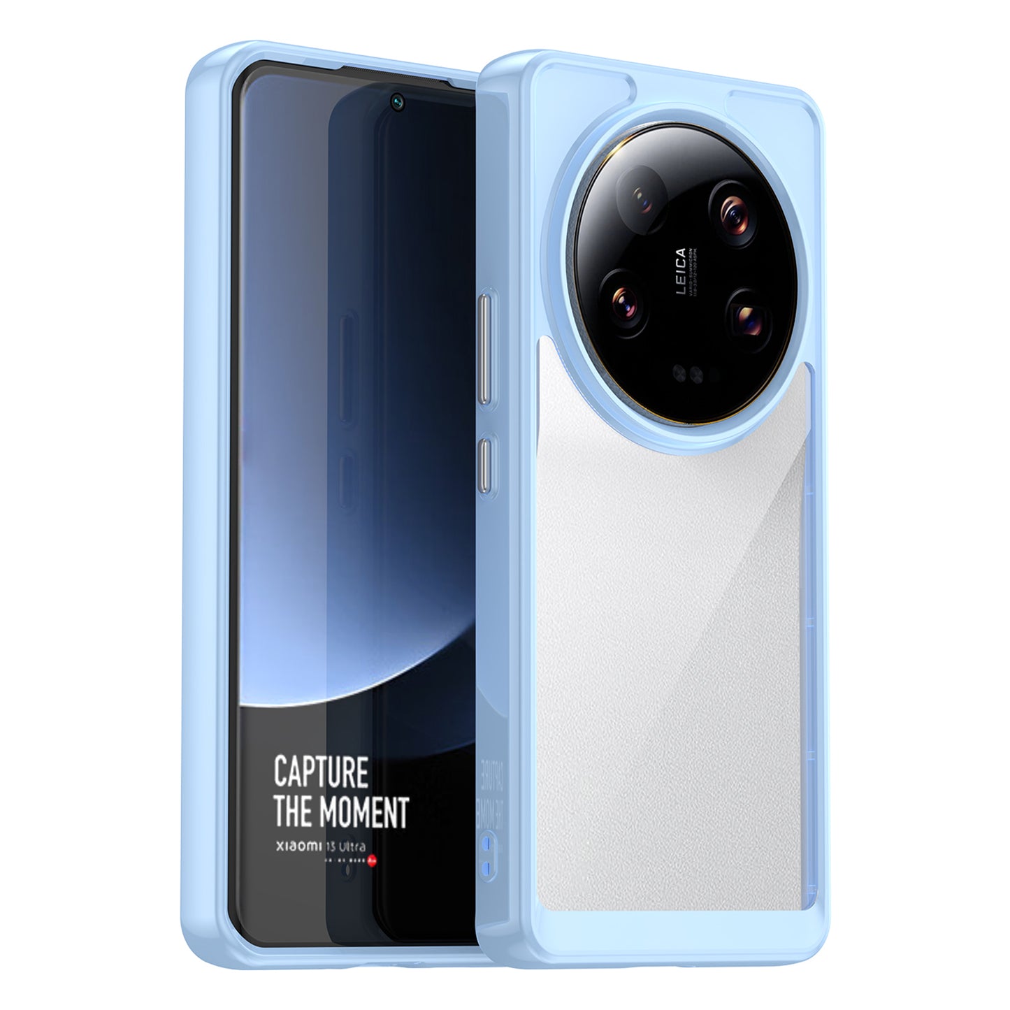 For Xiaomi 13 Ultra Transparent Back Case TPU+Acrylic Anti-Scratch Shockproof Phone Cover