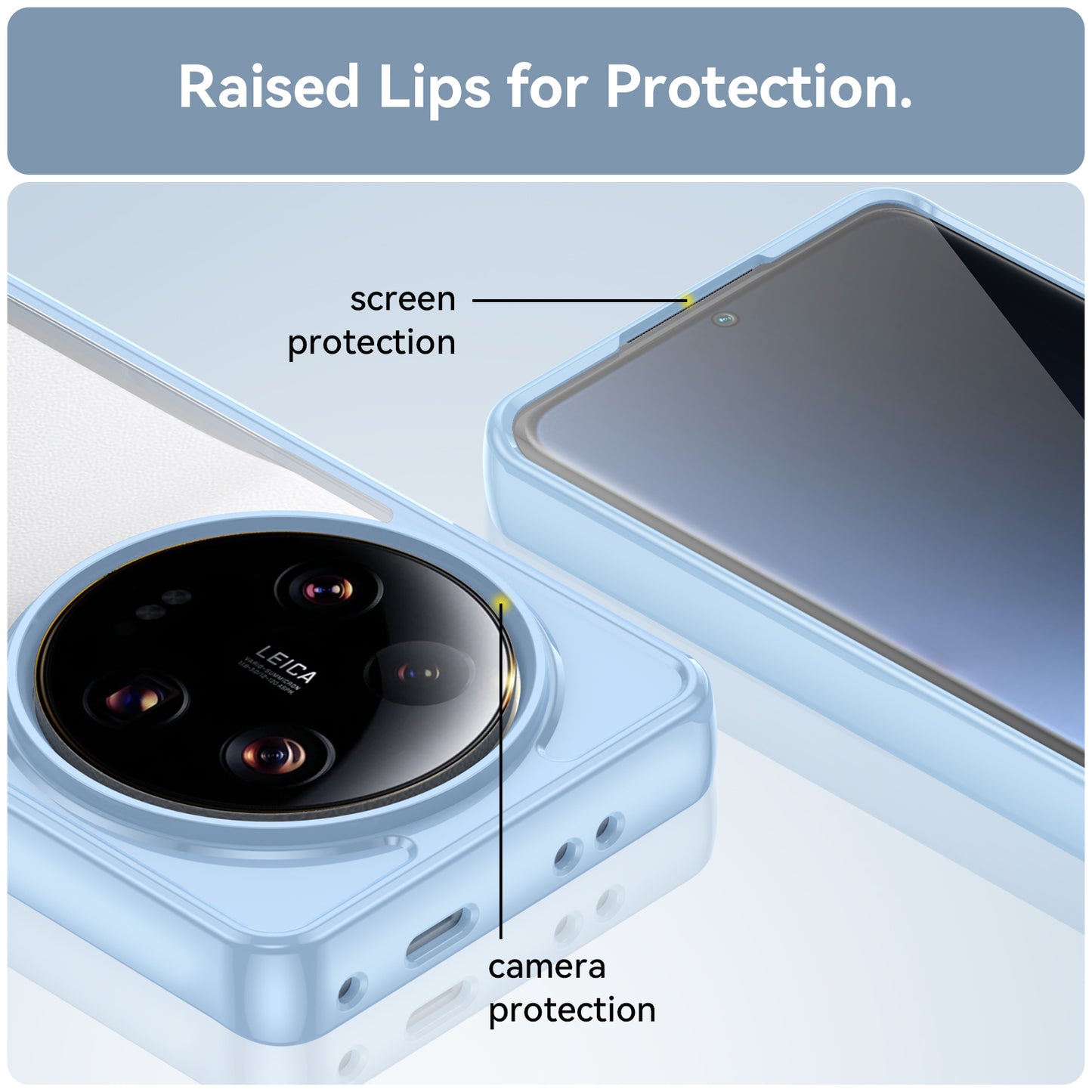 For Xiaomi 13 Ultra Transparent Back Case TPU+Acrylic Anti-Scratch Shockproof Phone Cover