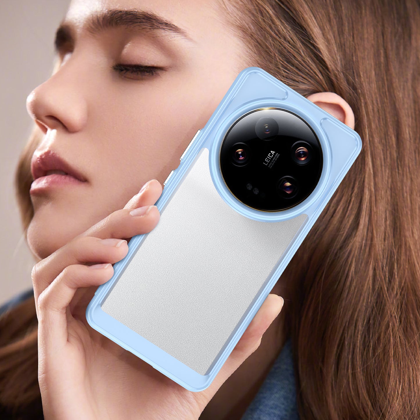 For Xiaomi 13 Ultra Transparent Back Case TPU+Acrylic Anti-Scratch Shockproof Phone Cover