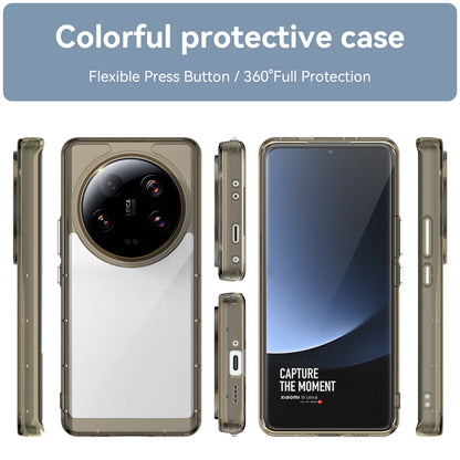 For Xiaomi 13 Ultra Transparent Back Case TPU+Acrylic Anti-Scratch Shockproof Phone Cover