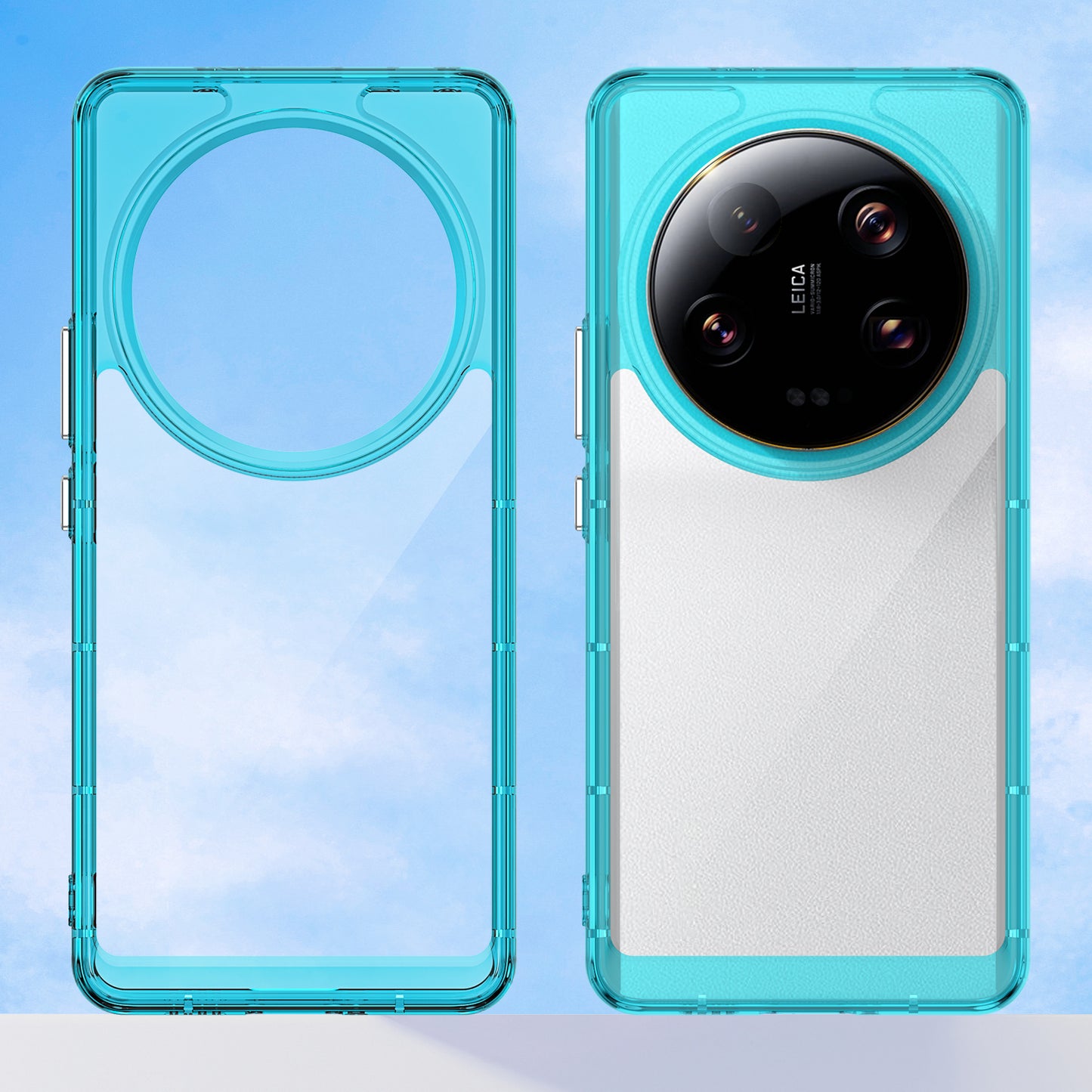 For Xiaomi 13 Ultra Transparent Back Case TPU+Acrylic Anti-Scratch Shockproof Phone Cover