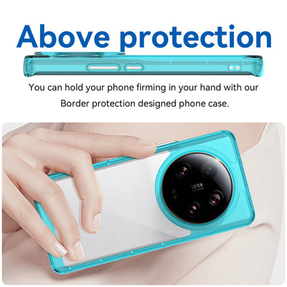 For Xiaomi 13 Ultra Transparent Back Case TPU+Acrylic Anti-Scratch Shockproof Phone Cover