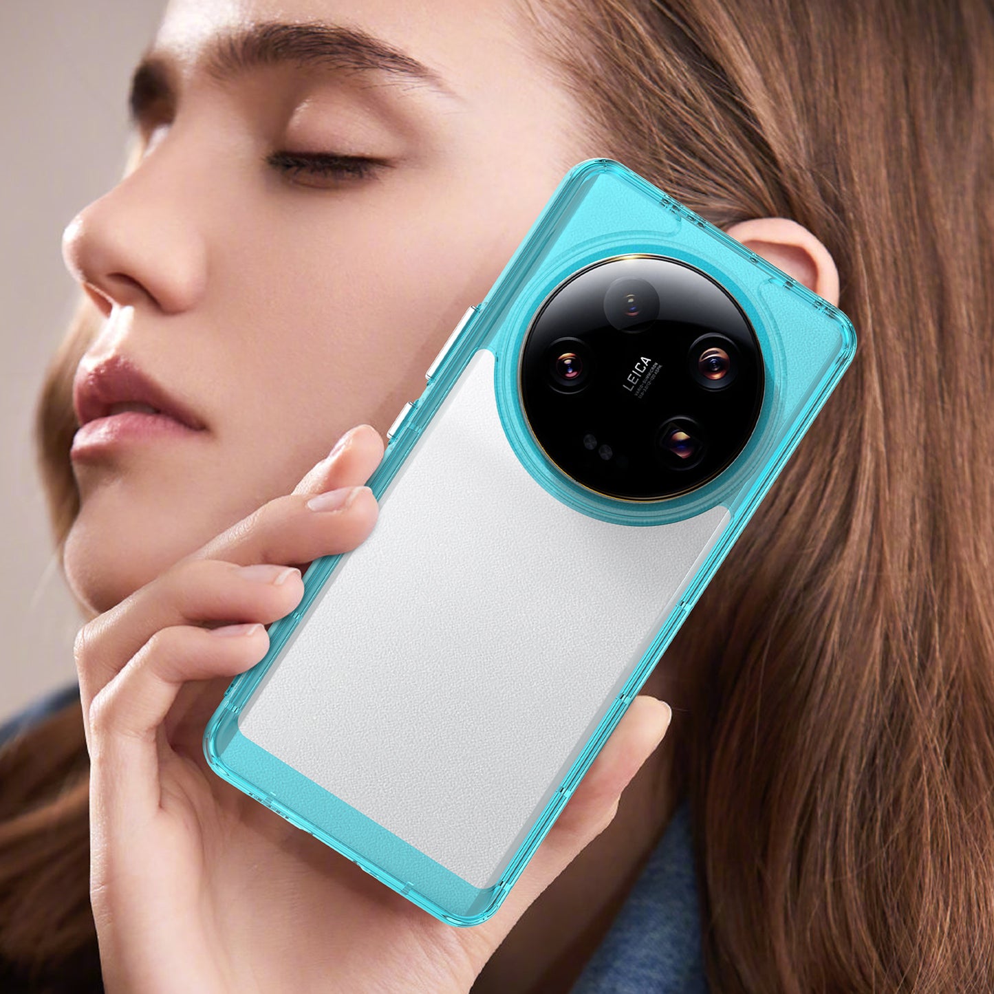 For Xiaomi 13 Ultra Transparent Back Case TPU+Acrylic Anti-Scratch Shockproof Phone Cover