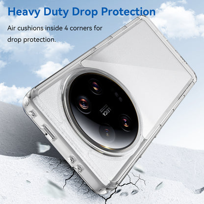 For Xiaomi 13 Ultra Transparent Back Case TPU+Acrylic Anti-Scratch Shockproof Phone Cover