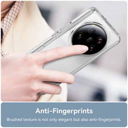 For Xiaomi 13 Ultra Transparent Back Case TPU+Acrylic Anti-Scratch Shockproof Phone Cover