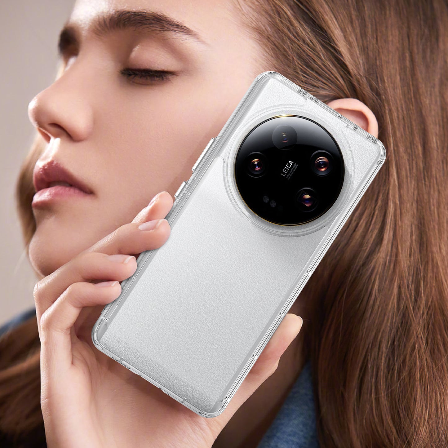 For Xiaomi 13 Ultra Transparent Back Case TPU+Acrylic Anti-Scratch Shockproof Phone Cover