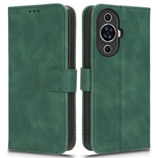 For Huawei nova 11 PU Leather Wallet Anti-drop Shell Skin-touch Flip Stand Phone Case