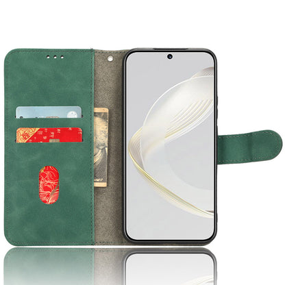 For Huawei nova 11 PU Leather Wallet Anti-drop Shell Skin-touch Flip Stand Phone Case