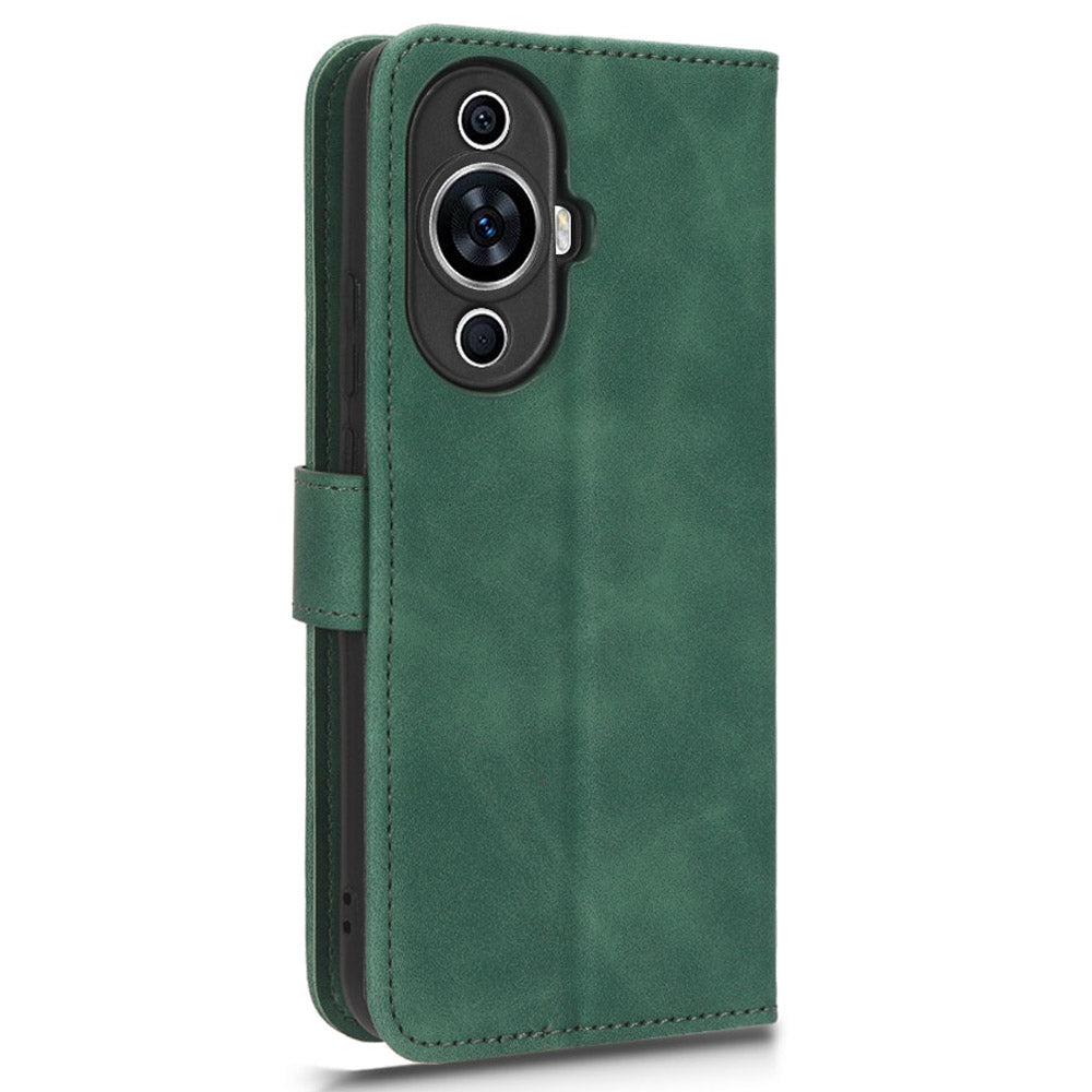 For Huawei nova 11 PU Leather Wallet Anti-drop Shell Skin-touch Flip Stand Phone Case