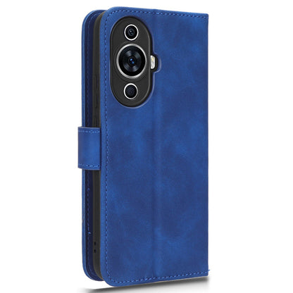 For Huawei nova 11 PU Leather Wallet Anti-drop Shell Skin-touch Flip Stand Phone Case