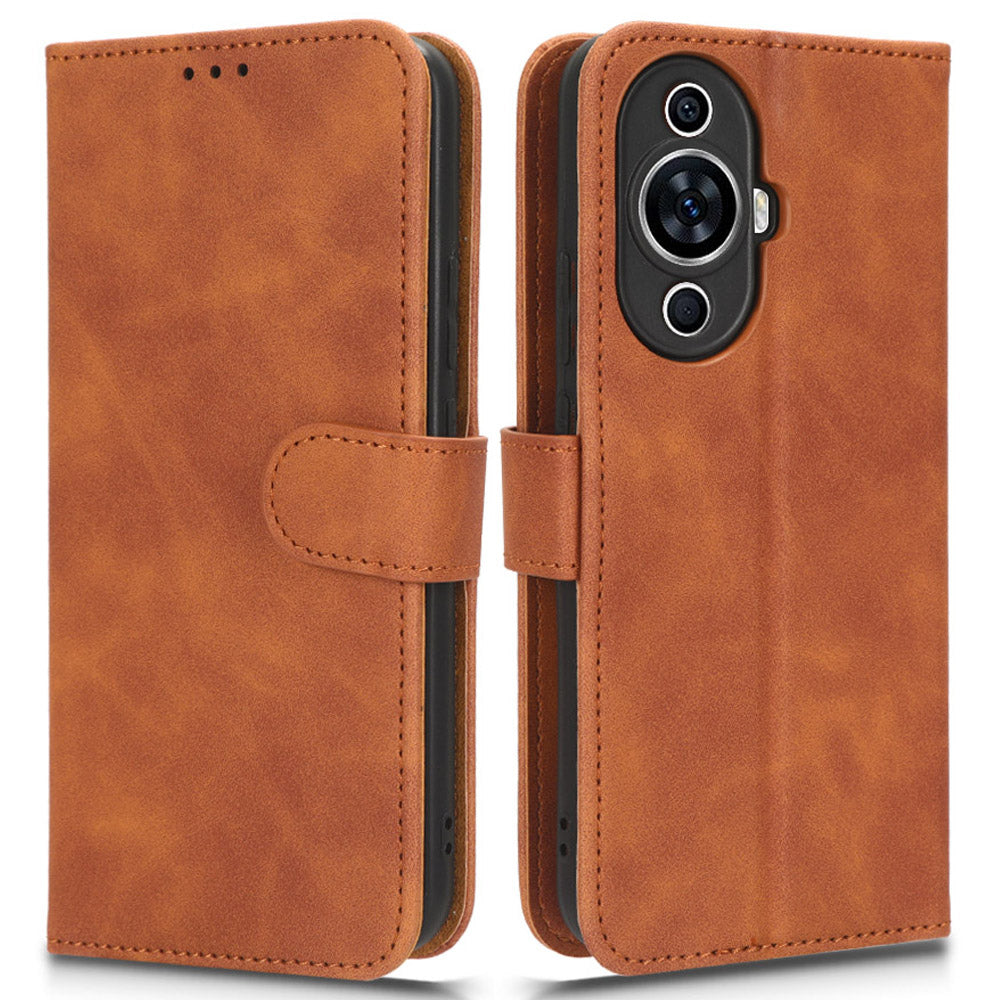 For Huawei nova 11 PU Leather Wallet Anti-drop Shell Skin-touch Flip Stand Phone Case