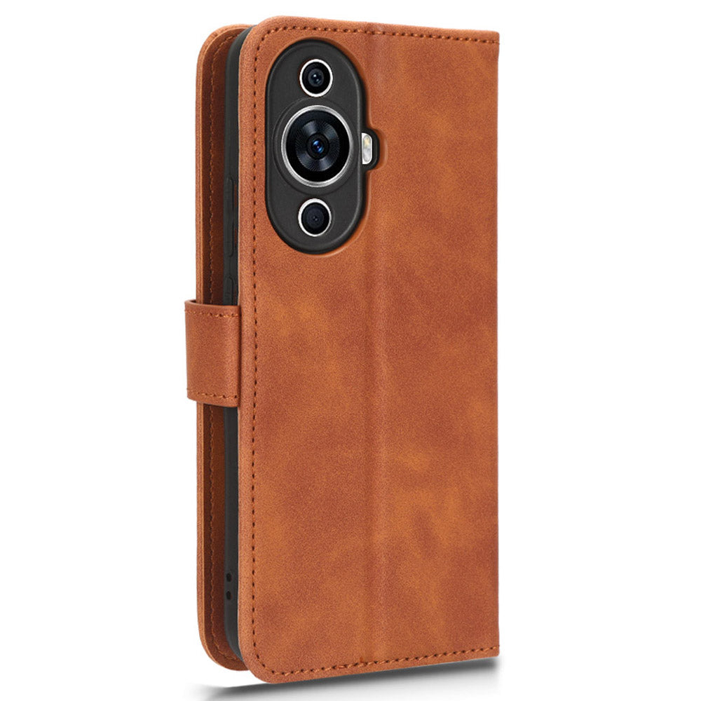 For Huawei nova 11 PU Leather Wallet Anti-drop Shell Skin-touch Flip Stand Phone Case
