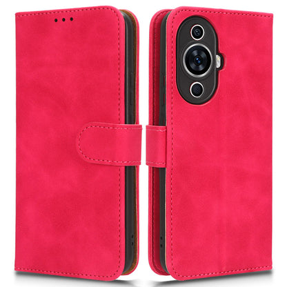 For Huawei nova 11 PU Leather Wallet Anti-drop Shell Skin-touch Flip Stand Phone Case
