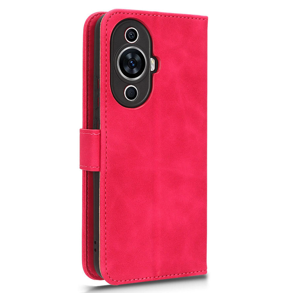 For Huawei nova 11 PU Leather Wallet Anti-drop Shell Skin-touch Flip Stand Phone Case