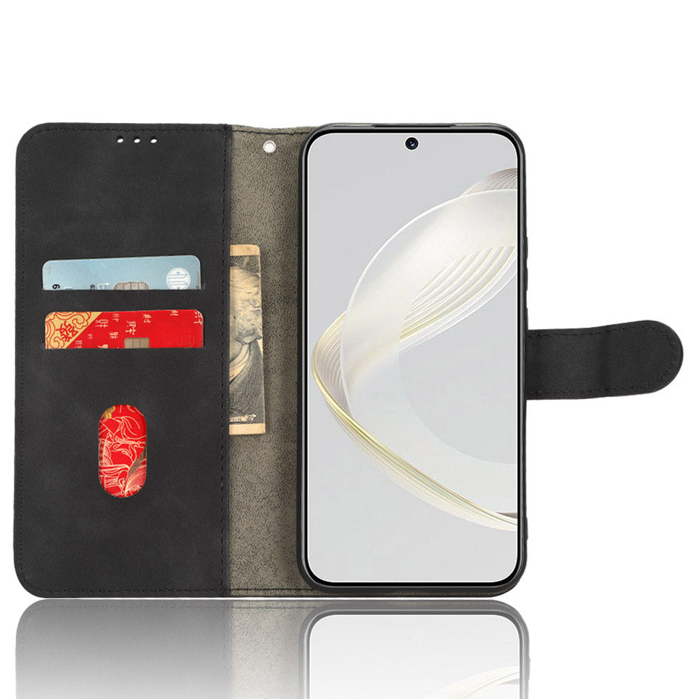 For Huawei nova 11 PU Leather Wallet Anti-drop Shell Skin-touch Flip Stand Phone Case