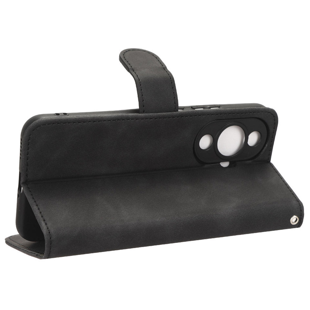 For Huawei nova 11 PU Leather Wallet Anti-drop Shell Skin-touch Flip Stand Phone Case