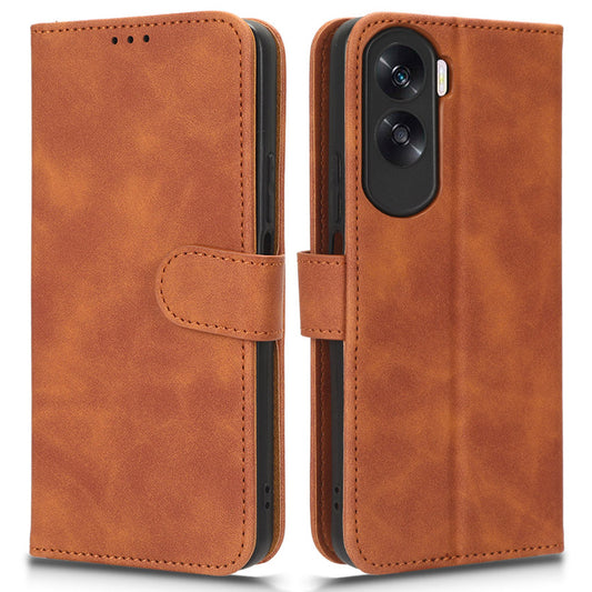 For Honor X50i 5G / 90 Lite 5G PU Leather Wallet Drop-proof Cover Skin-touch Stand Phone Case