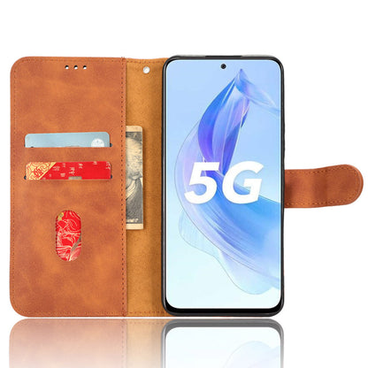 For Honor X50i 5G / 90 Lite 5G PU Leather Wallet Drop-proof Cover Skin-touch Stand Phone Case