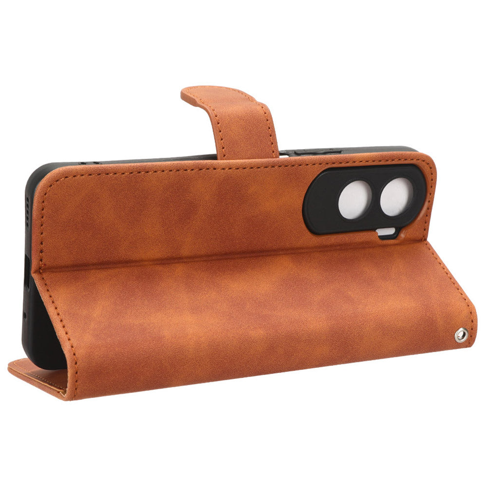 For Honor X50i 5G / 90 Lite 5G PU Leather Wallet Drop-proof Cover Skin-touch Stand Phone Case