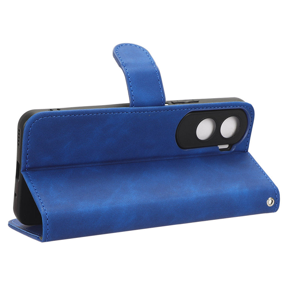 For Honor X50i 5G / 90 Lite 5G PU Leather Wallet Drop-proof Cover Skin-touch Stand Phone Case