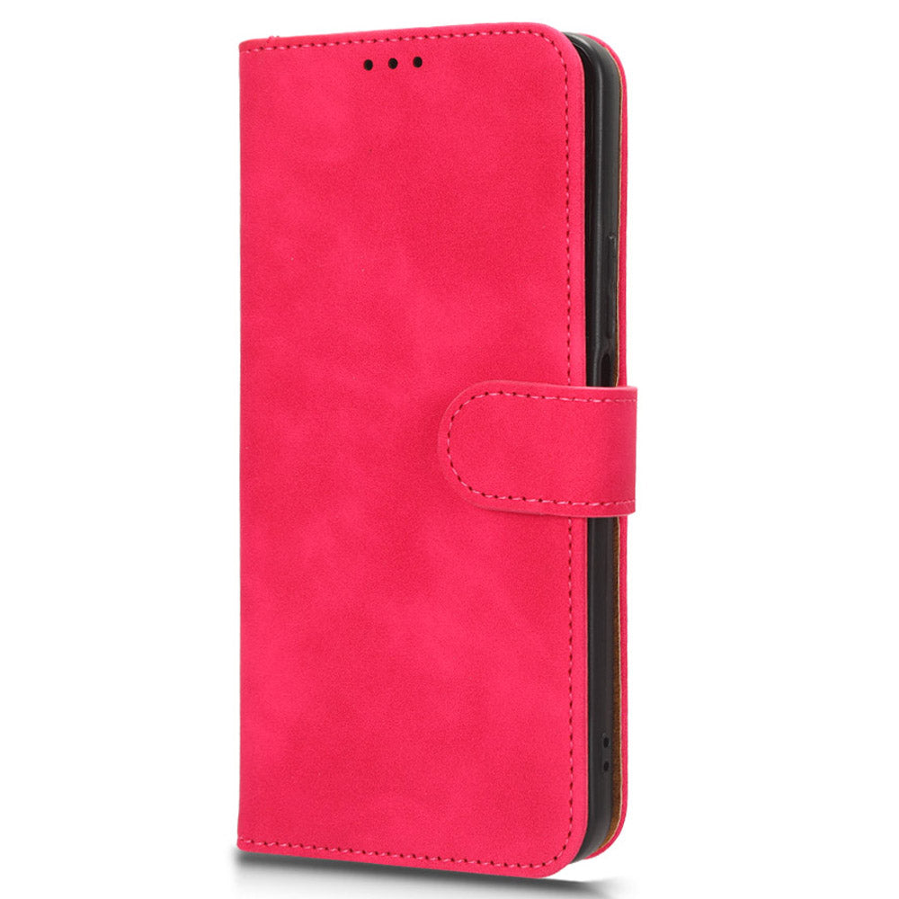 For Honor X50i 5G / 90 Lite 5G PU Leather Wallet Drop-proof Cover Skin-touch Stand Phone Case