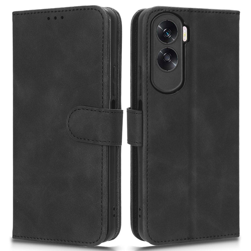 For Honor X50i 5G / 90 Lite 5G PU Leather Wallet Drop-proof Cover Skin-touch Stand Phone Case