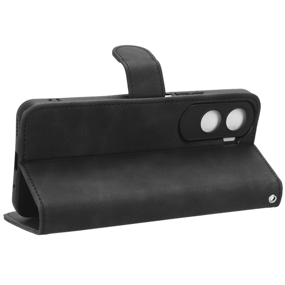 For Honor X50i 5G / 90 Lite 5G PU Leather Wallet Drop-proof Cover Skin-touch Stand Phone Case