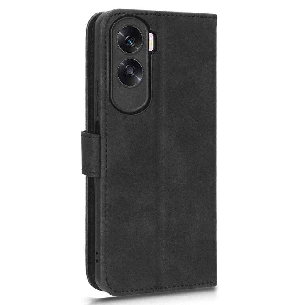 For Honor X50i 5G / 90 Lite 5G PU Leather Wallet Drop-proof Cover Skin-touch Stand Phone Case