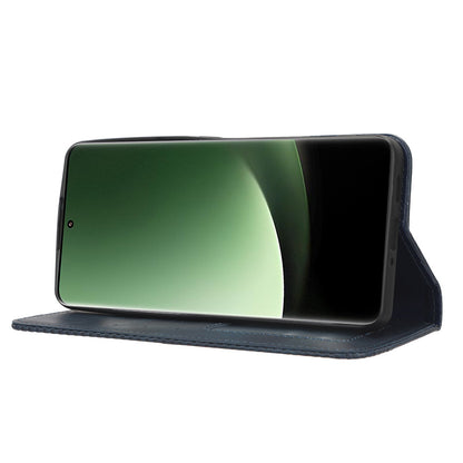 Retro Stand Phone Case for Xiaomi 13 Ultra , PU Leather + TPU Wallet Cover
