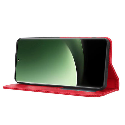 Retro Stand Phone Case for Xiaomi 13 Ultra , PU Leather + TPU Wallet Cover