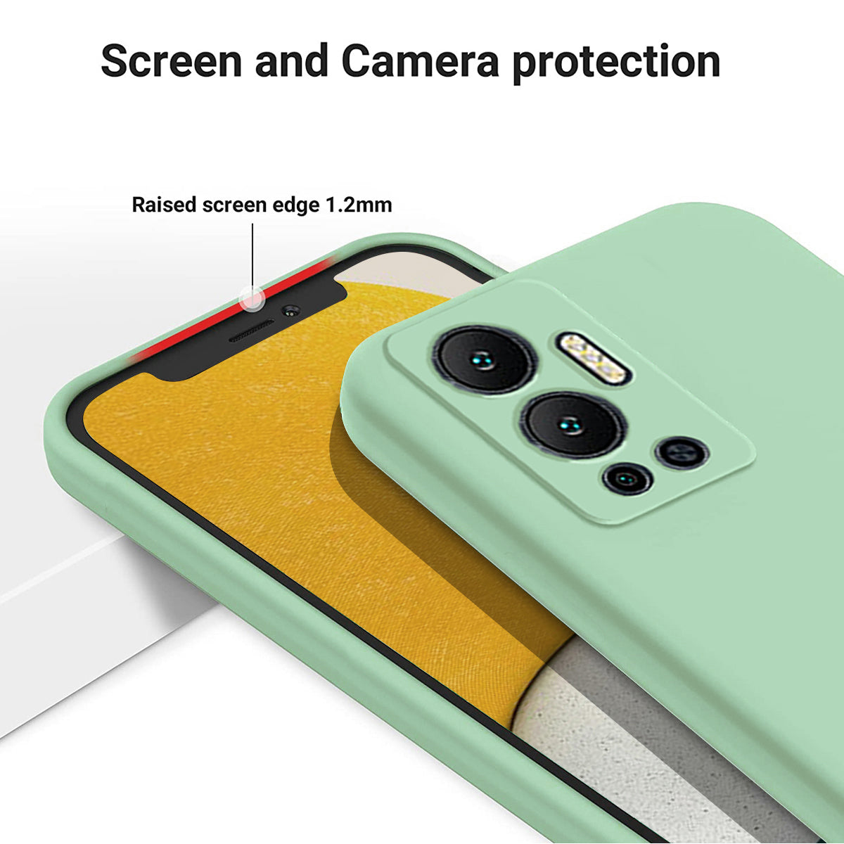 For Infinix Hot 12 4G Liquid Silicone Shockproof Phone Case Anti-Scratch Soft Lining Back Cover