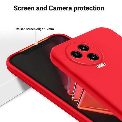 For Infinix Note 12 Pro 4G / Note 12 (2023) 4G Liquid Silicone Phone Case Anti-Dust Mobile Cover with Soft Lining