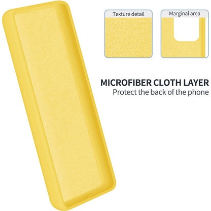 For Infinix Note 12 Pro 4G / Note 12 (2023) 4G Liquid Silicone Phone Case Anti-Dust Mobile Cover with Soft Lining