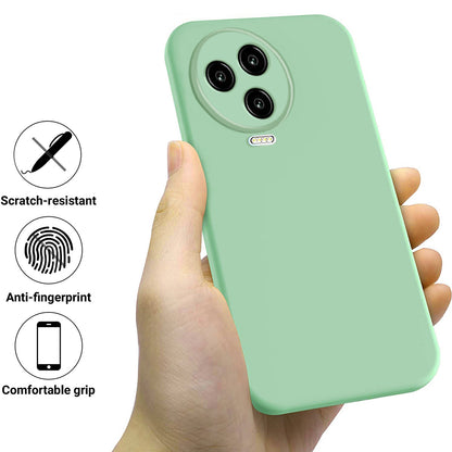 For Infinix Note 12 Pro 4G / Note 12 (2023) 4G Liquid Silicone Phone Case Anti-Dust Mobile Cover with Soft Lining