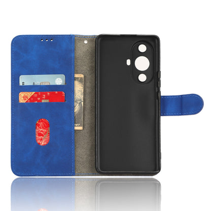 For Huawei nova 11 Pro / nova 11 Ultra Skin-touch PU Leather Phone Cover Wallet Stand Cell Phone Case