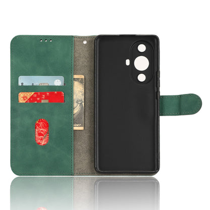 For Huawei nova 11 Pro / nova 11 Ultra Skin-touch PU Leather Phone Cover Wallet Stand Cell Phone Case