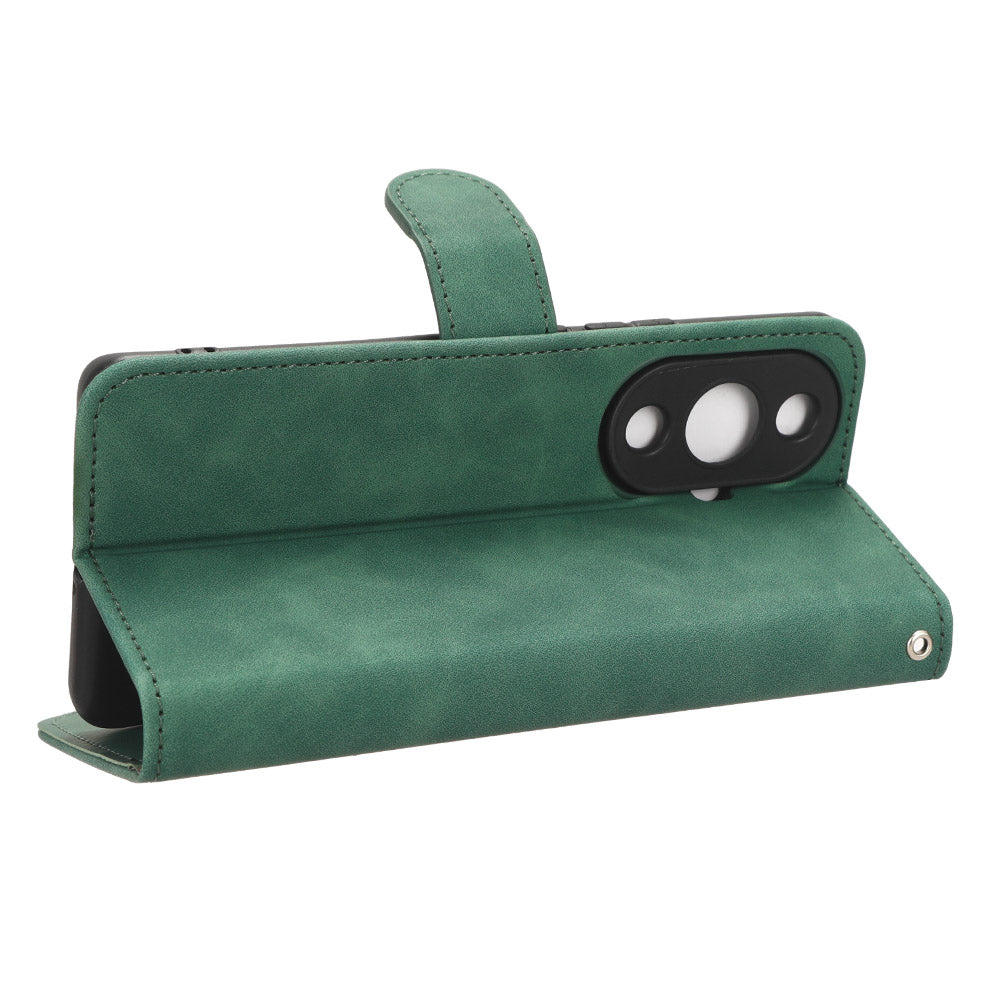 For Huawei nova 11 Pro / nova 11 Ultra Skin-touch PU Leather Phone Cover Wallet Stand Cell Phone Case
