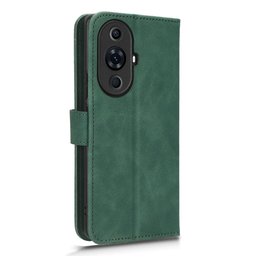 For Huawei nova 11 Pro / nova 11 Ultra Skin-touch PU Leather Phone Cover Wallet Stand Cell Phone Case