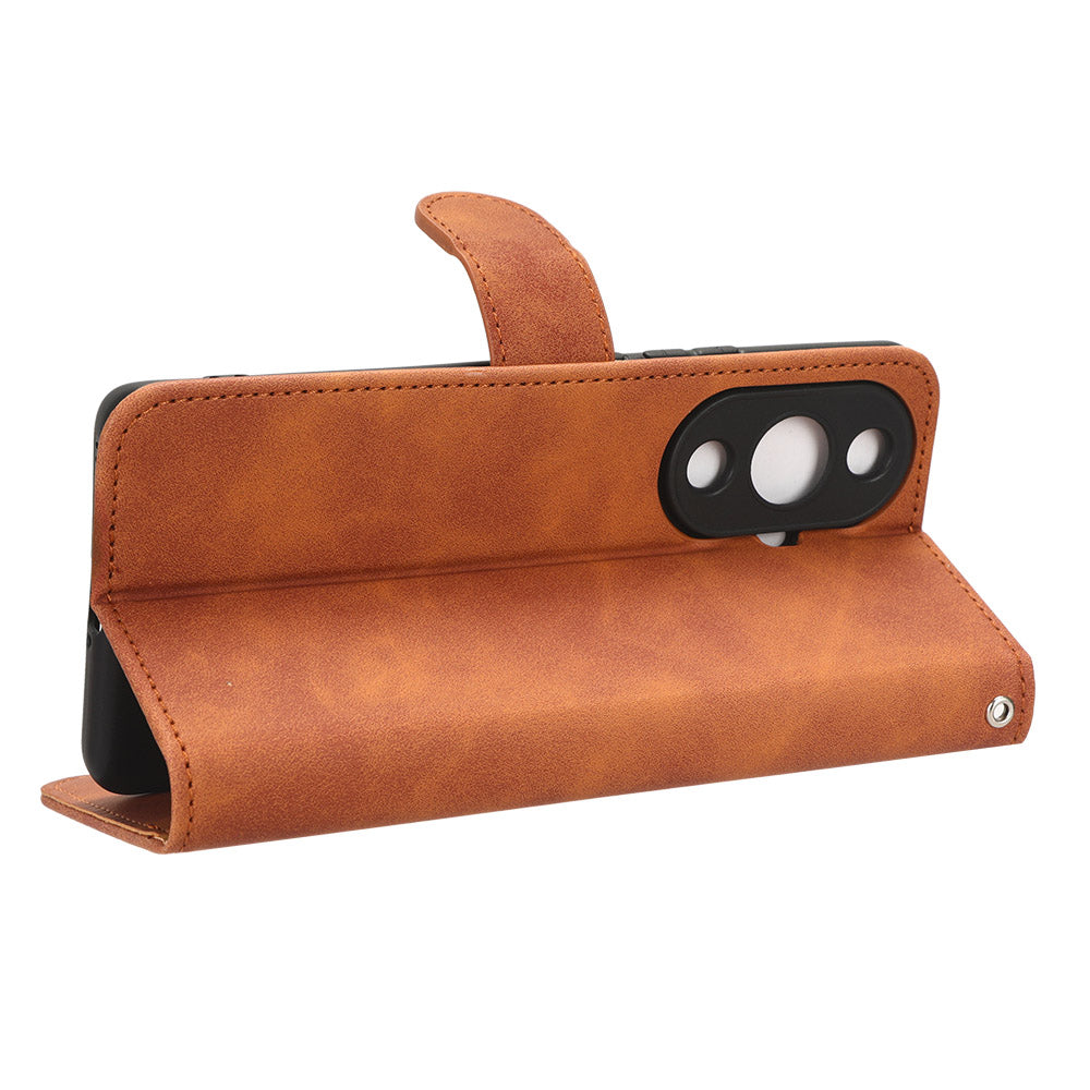 For Huawei nova 11 Pro / nova 11 Ultra Skin-touch PU Leather Phone Cover Wallet Stand Cell Phone Case