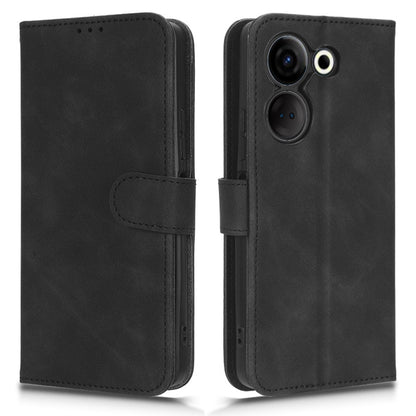 For Tecno Camon 20 Pro 4G PU Leather Wallet Phone Cover Skin-touch Protective Case with Stand