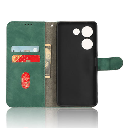 For Tecno Camon 20 Pro 4G PU Leather Wallet Phone Cover Skin-touch Protective Case with Stand