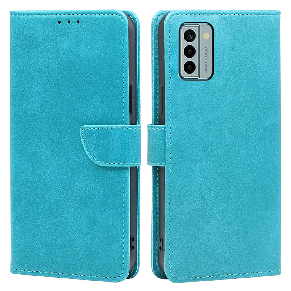 For Nokia G22 PU Leather Calf Texture Phone Case Stand Wallet Flip Cover