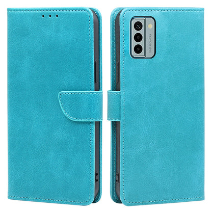 For Nokia G22 PU Leather Calf Texture Phone Case Stand Wallet Flip Cover