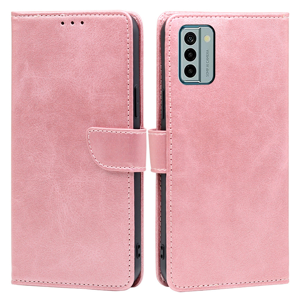 For Nokia G22 PU Leather Calf Texture Phone Case Stand Wallet Flip Cover