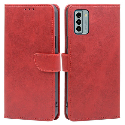 For Nokia G22 PU Leather Calf Texture Phone Case Stand Wallet Flip Cover