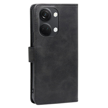 For OnePlus Nord 3 5G / Ace 2V 5G PU Leather Magnetic Protective Cover Calf Texture Wallet Stand Phone Case