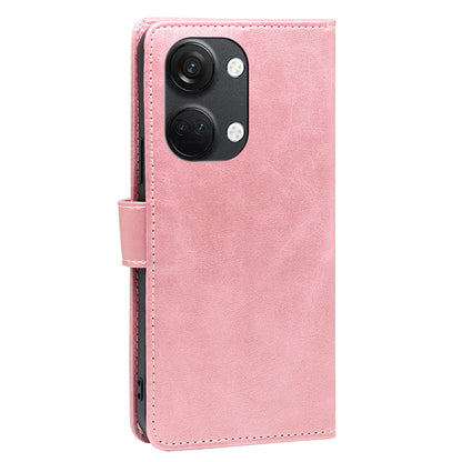 For OnePlus Nord 3 5G / Ace 2V 5G PU Leather Magnetic Protective Cover Calf Texture Wallet Stand Phone Case