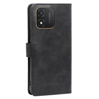 For Honor X5 4G Calf Texture PU Leather Case Stand Wallet Magnetic Closure Phone Cover
