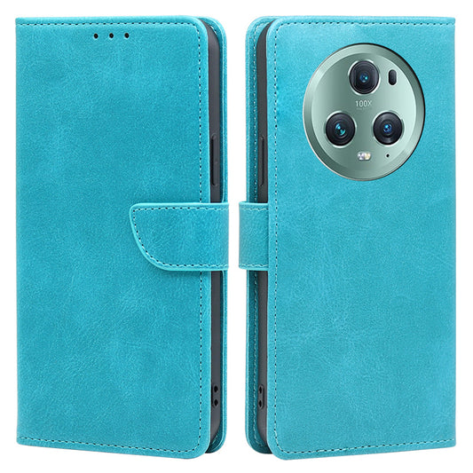 For Honor Magic5 Pro Flip Leather Calf Texture Phone Case Stand Wallet Protective Cover