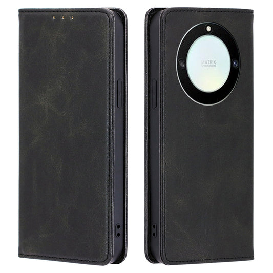 For Honor X40 5G / X9a 5G / Magic5 Lite 5G Calf Texture PU Leather Wallet Stand Phone Case Magnetic Cover